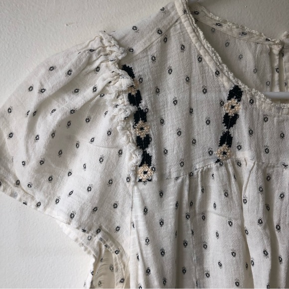 Lucky Brand peasant shirt, large - Picture 1 of 7